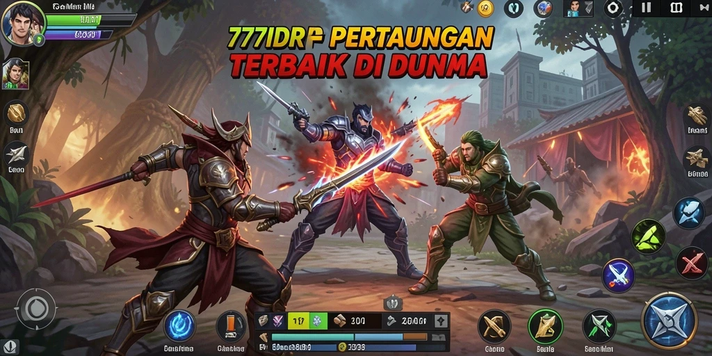Tampilan seru pertarungan di 777IDR dengan berbagai karakter.
