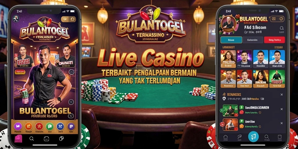 Menampilkan gameplay Live Casino yang mendebarkan dan interaktif.