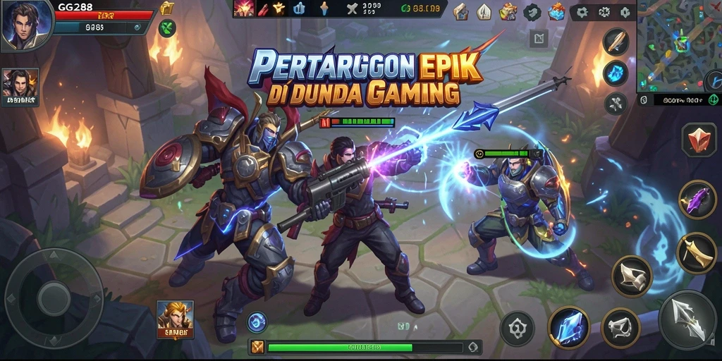 Tampilan screenshot game GG288 menunjukkan aksi pertarungan yang mendebarkan.