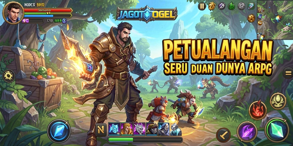 Screenshot gameplay JAGOTOGEL yang menampilkan aksi seru di dunia ARPG.