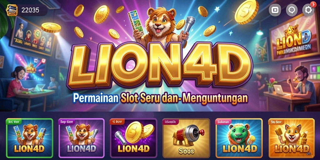 Tampilan gameplay LION4D yang menarik dan mengesankan.
