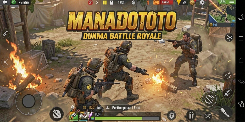 Tangkapan layar epic dari pertempuran seru di MANADOTOTO.